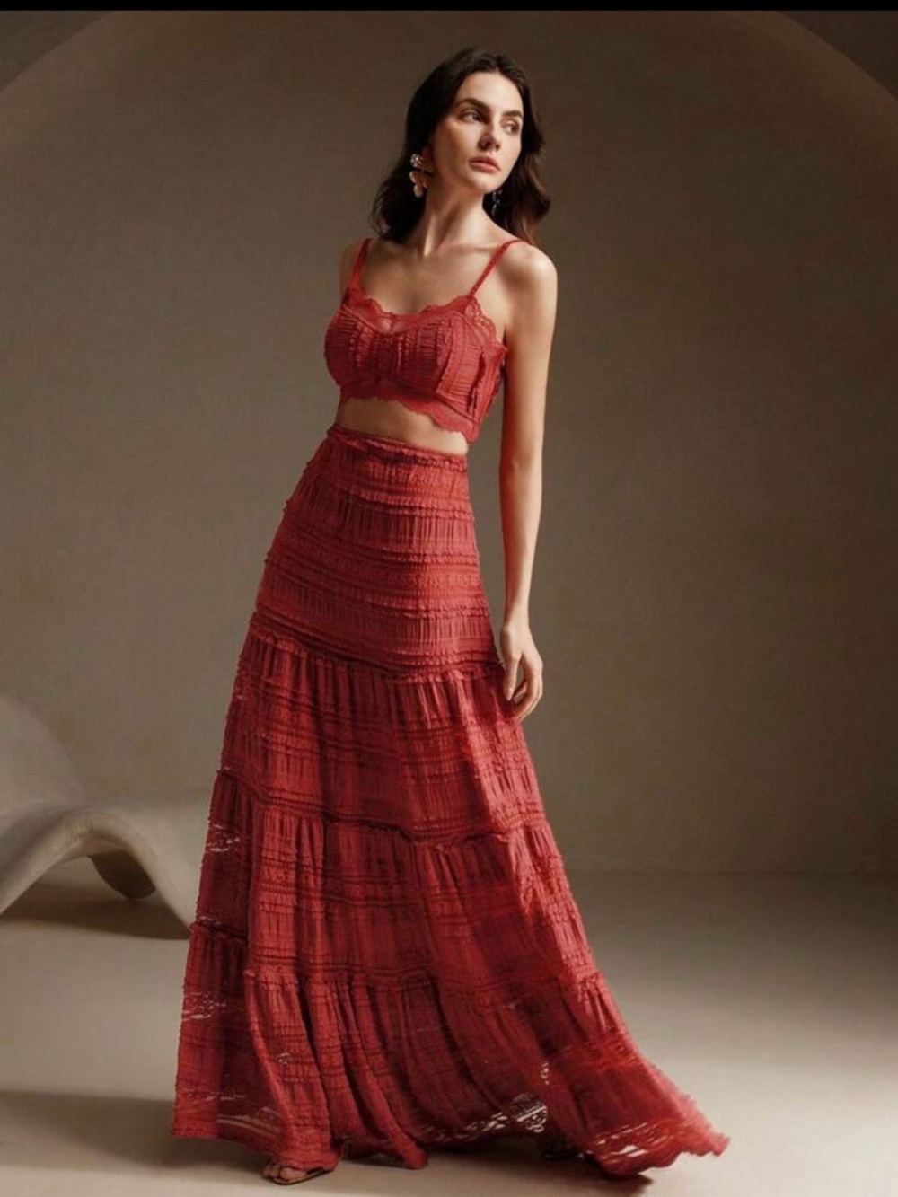 Maxi Top and Skirt Set